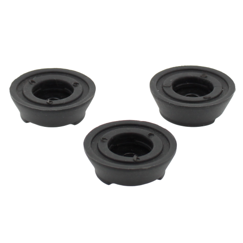  NEW 3 PACK HurryCane Freedom Edition Rubber Ferrules Tips